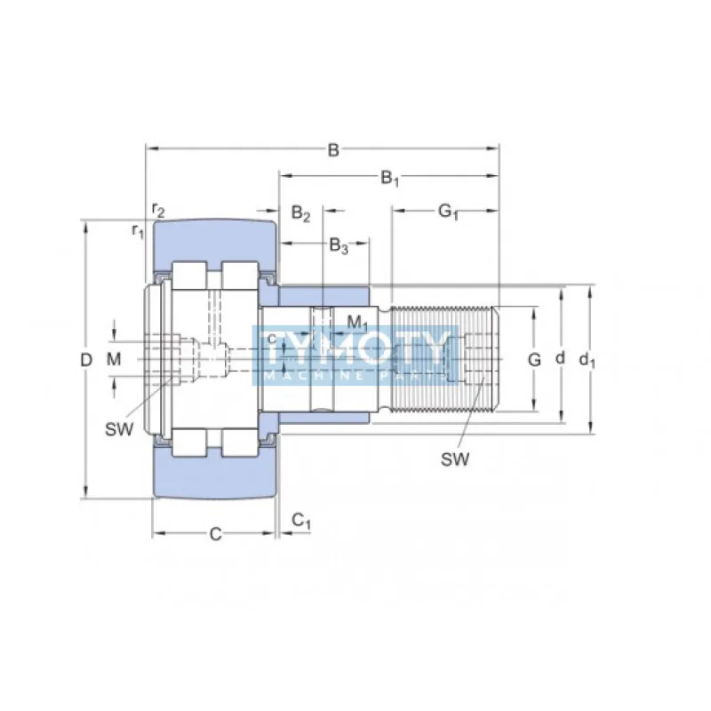 SKF PWKRE 80.2RS snímacia kladka