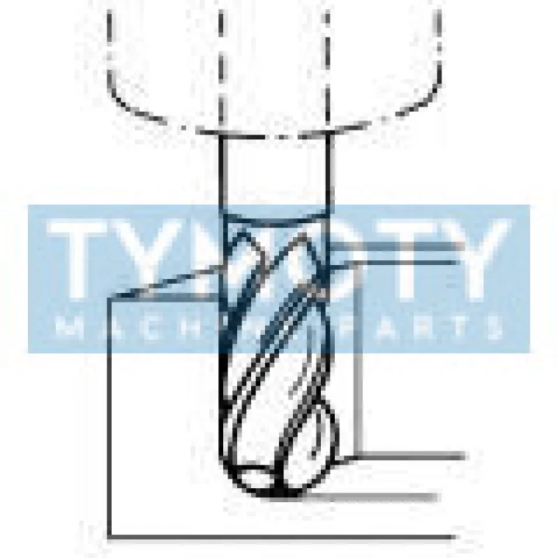 Fréza kopírovacia dlhá, s polkruhovými čepieľkami, F531718, 5x24 mm