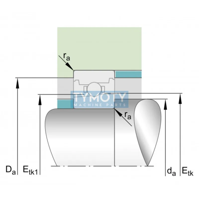 FAG HS 71905-ET-P4S-UL guľkové ložisko s kosouhlým stykom