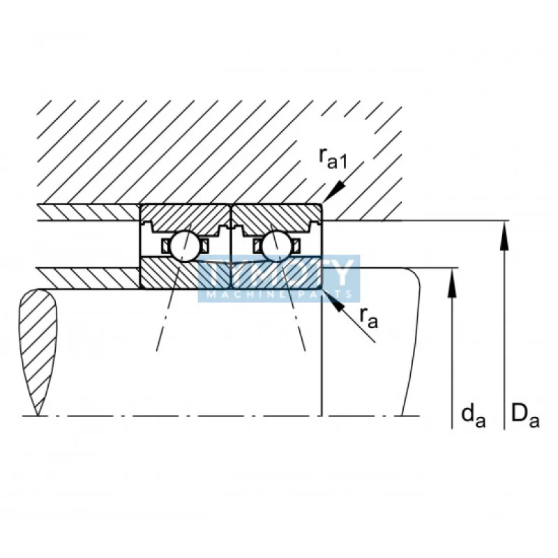 FAG HS 71913 CT-P4S-UL guľkové ložisko s kosouhlým stykom