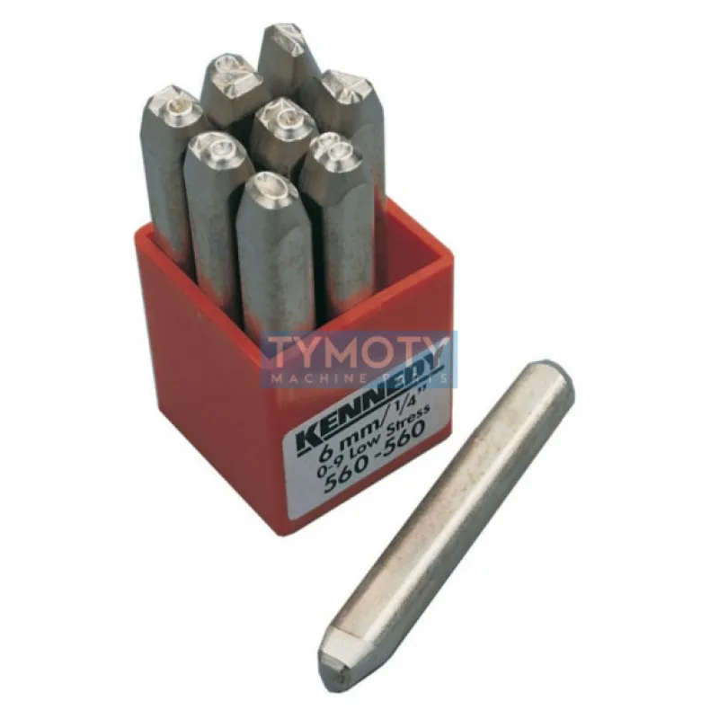 Sada nízkoúderových razníc čísla 0-9, 6mm, dĺžka 75mm Kennedy