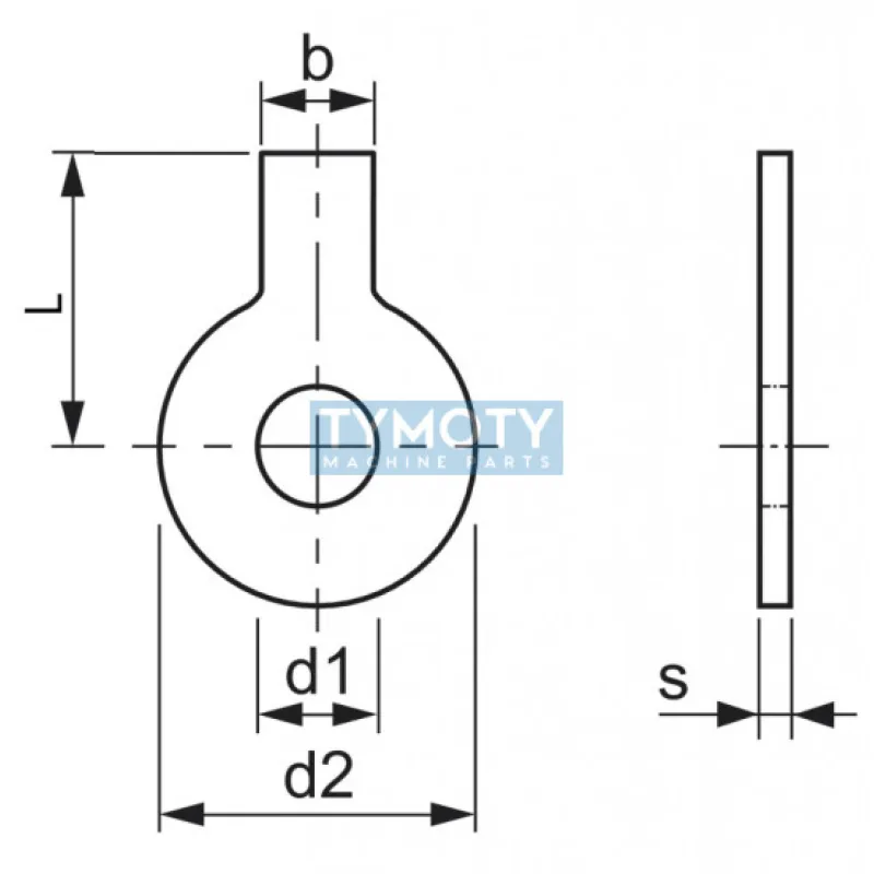 Podložka poj.s jazýčkom ZB 37