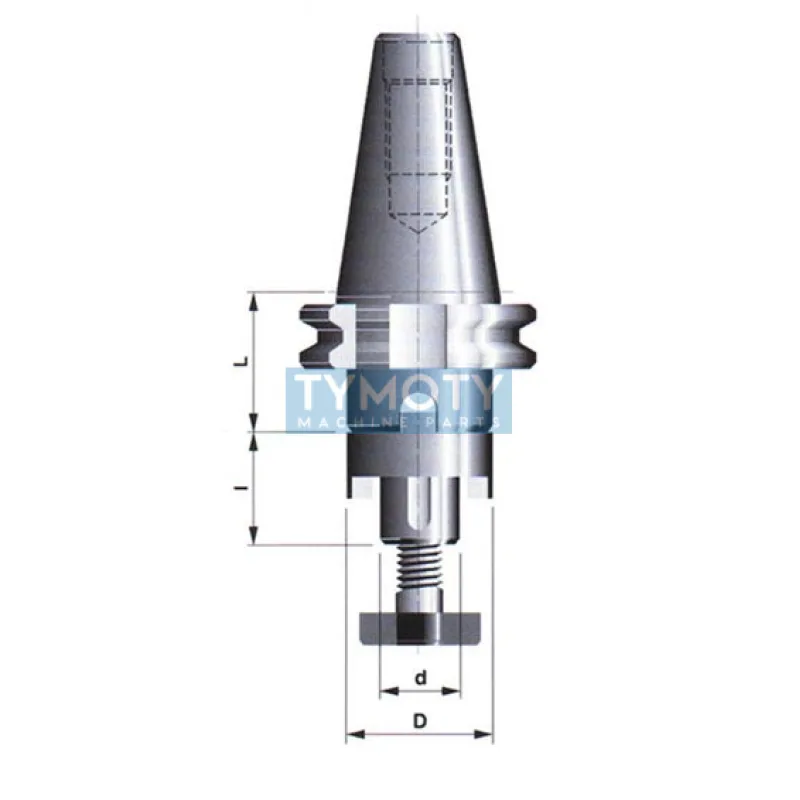 Frézovací tŕň pre frézy s pozdĺžnou alebo priečnou unášacou drážkou, 247227, 40x16