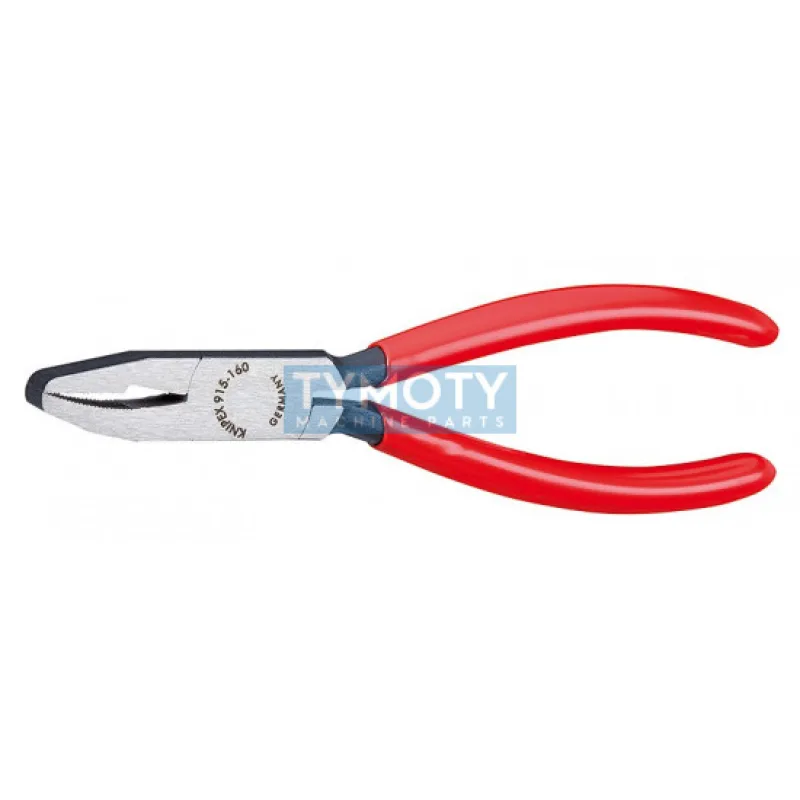 KNIPEX 91 51 160 Kliešte na lámanie skla, plastové návleky, fosfátované 160 mm