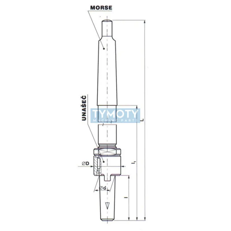 Držiak nástrčných výhrubníkov a výstružníkov - držiak, 241210, 32 M4