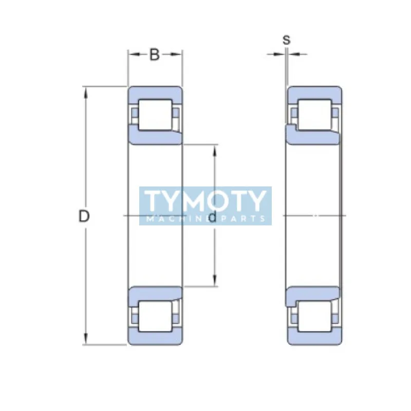 SKF NJ 130X240 TN/VA820 valčekové ložisko