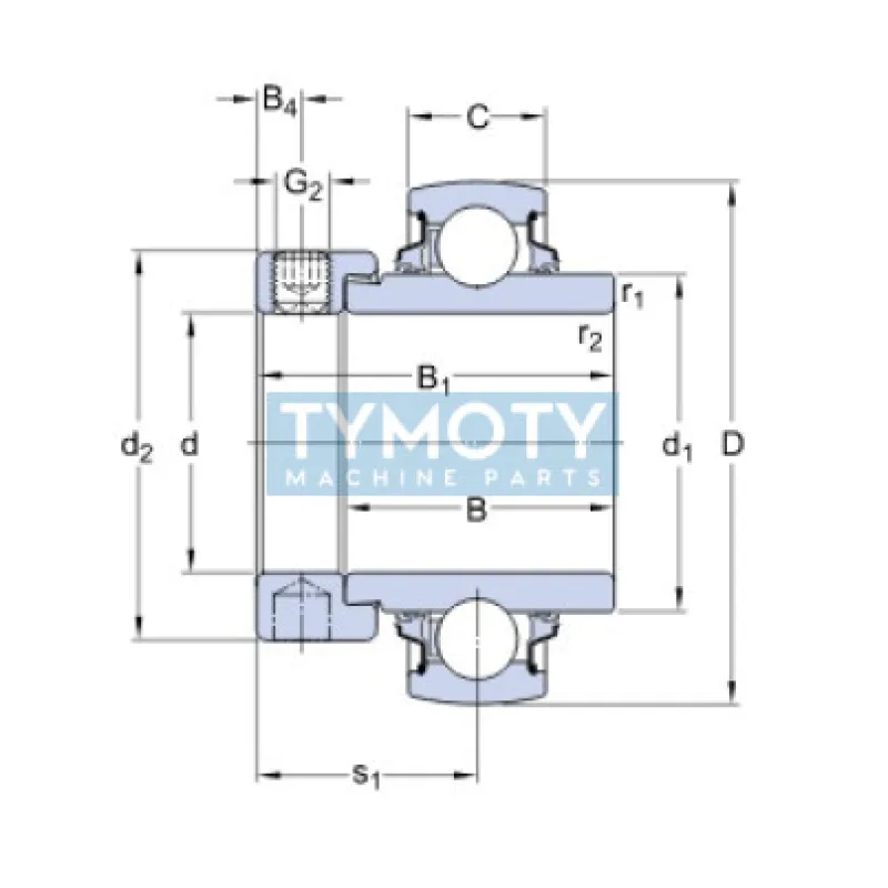 SKF YEL 207-2DW/AG (YELAG 207) upínacie ložisko