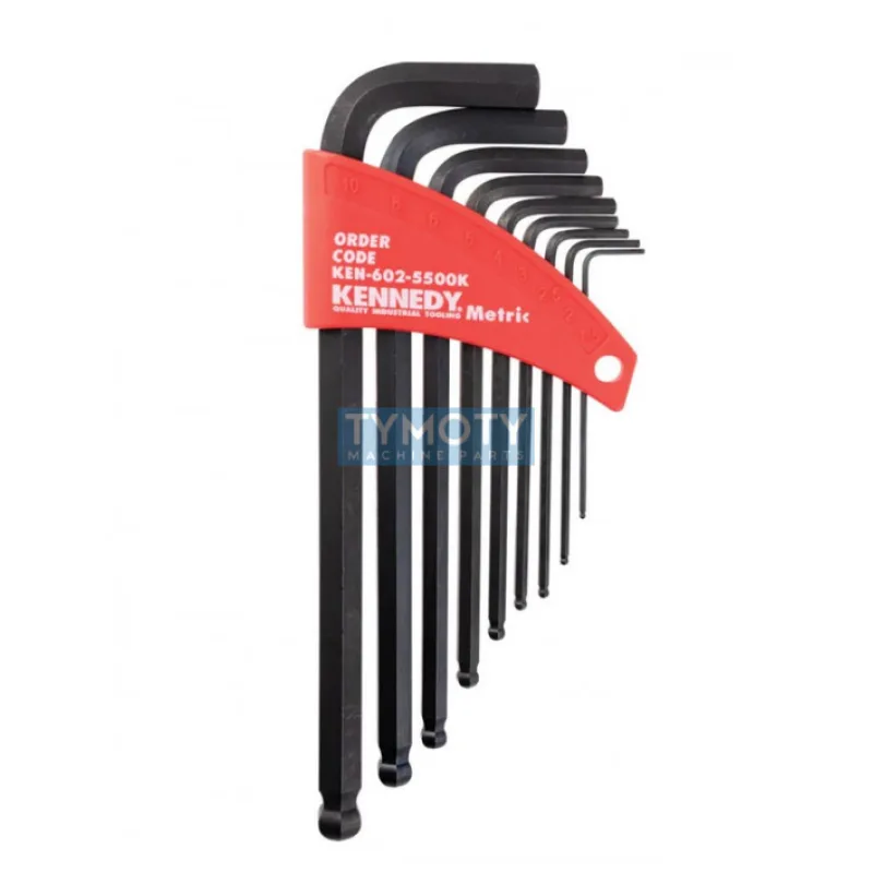 Súprava 9ks inbusových kľúčov Kennedy KEN6025500K