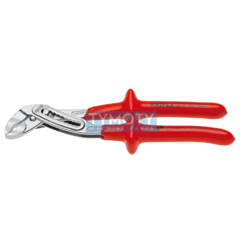 KNIPEX 88 07 250 Alligator® Inštalatérske kliešte VDE izolácia chrómované