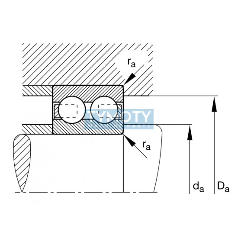 FAG 4214-B-TVH guľkové ložisko