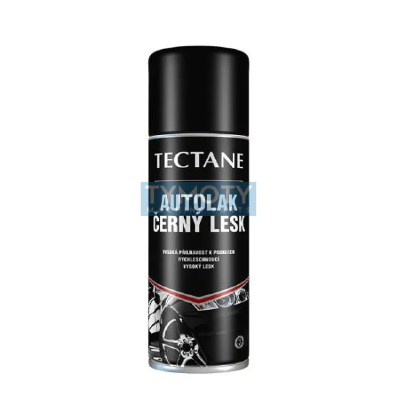 Tectane Autolak čierny lesk - 400 ml čierna, sprej