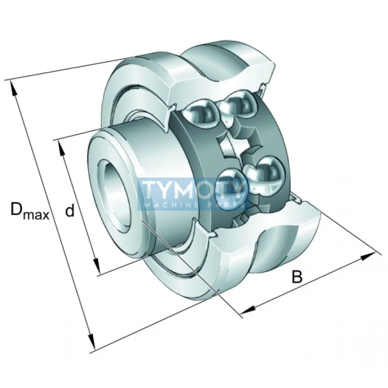 INA LFRI 50/8-6 2Z ložisková kladka