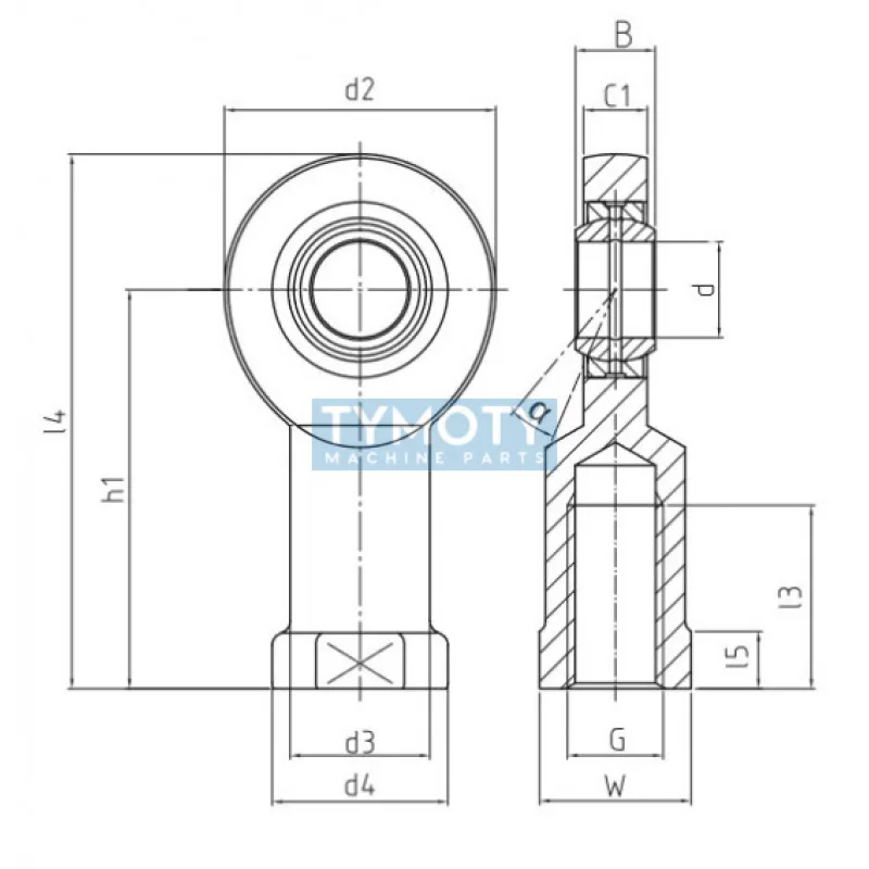 Durbal DSI 10 E Basic Line, kĺbová hlavica