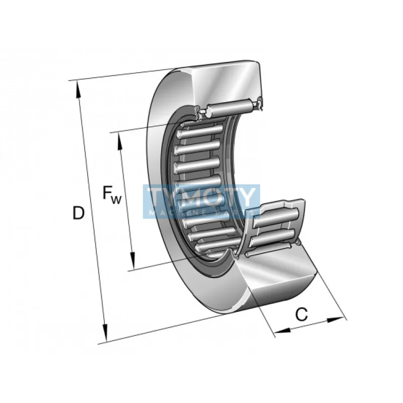 INA RNA 22/6 2RS kladka oporná