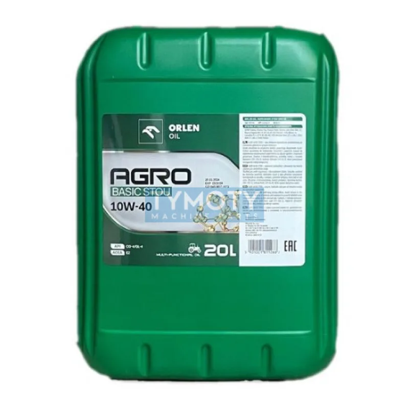 Orlen Agro Basic STOU 10W-40 - 20 L motorový olej