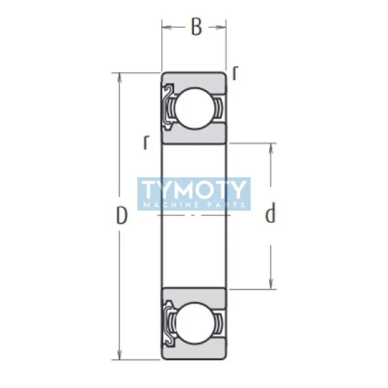 NSK 6005 Z guľkové ložisko
