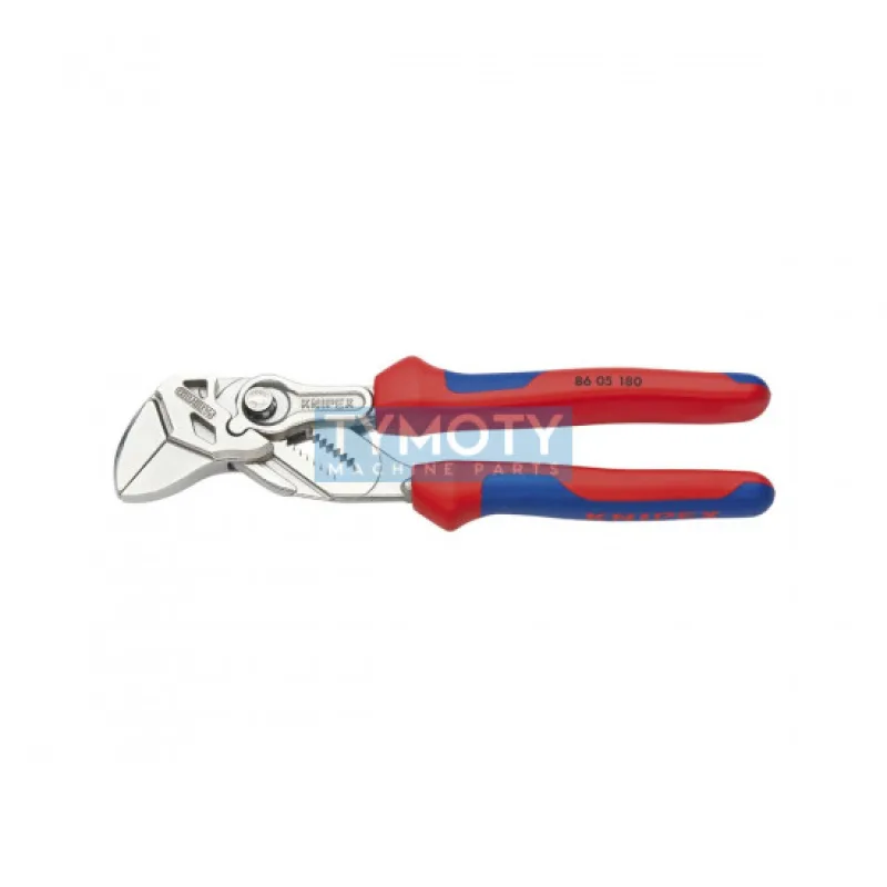 KNIPEX 86 05 150 Kliešťový kľúč, viaczložkové návleky, chrómované