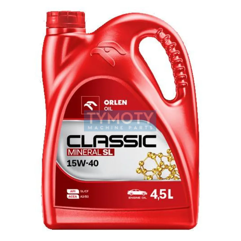 Orlen Classic Mineral SL 15W-40 - 4,5 L motorový olej