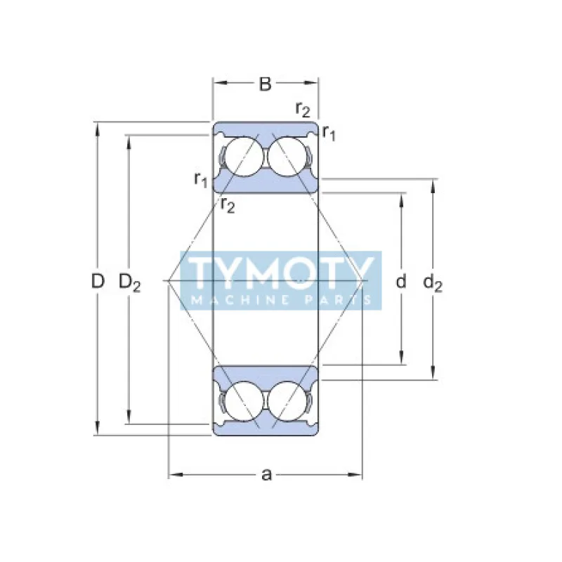 ZKL 3310 A-2RSTNG C3 NEW FORCE guľkové ložisko