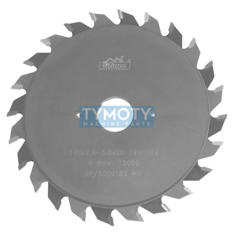 Pílový kotúč s SK dvojdielny, predrezávací pre laminované materiály a drevotriesky, 225393.1, 125x2,8