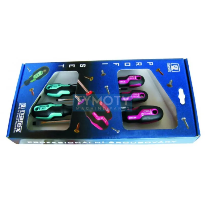 Súprava skrutkovačov 5 ks ploché/Ph S-Line Profi, Narex 8558-50