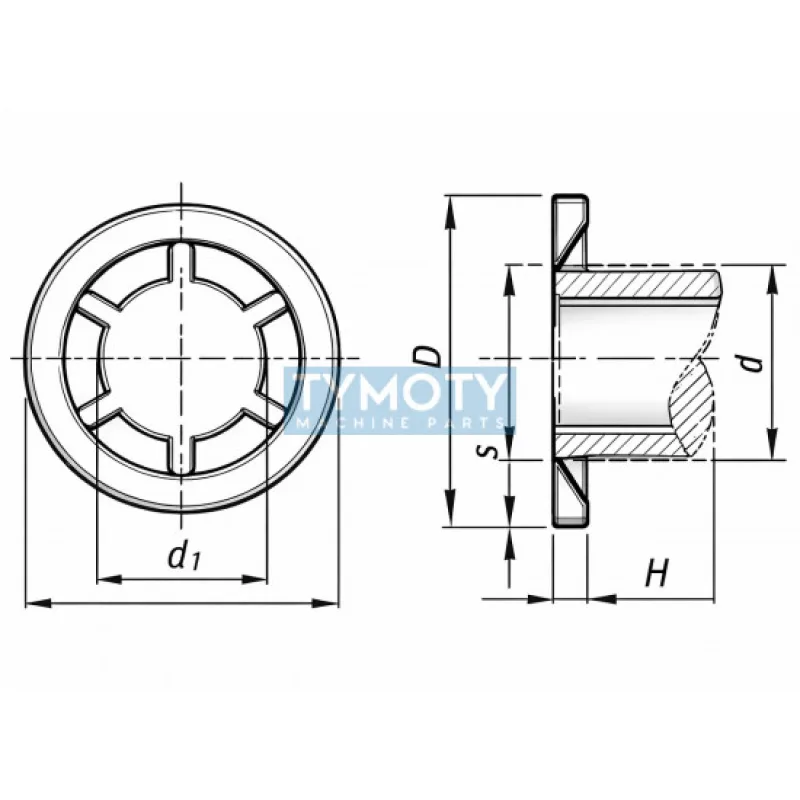Poistný krúžok násuvný Starlock 7,0 lakovaný
