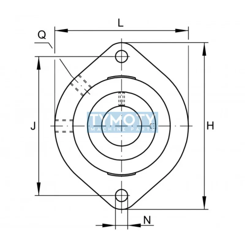 INA GLCTE 35-TV-FA125.5 ložisková jednotka