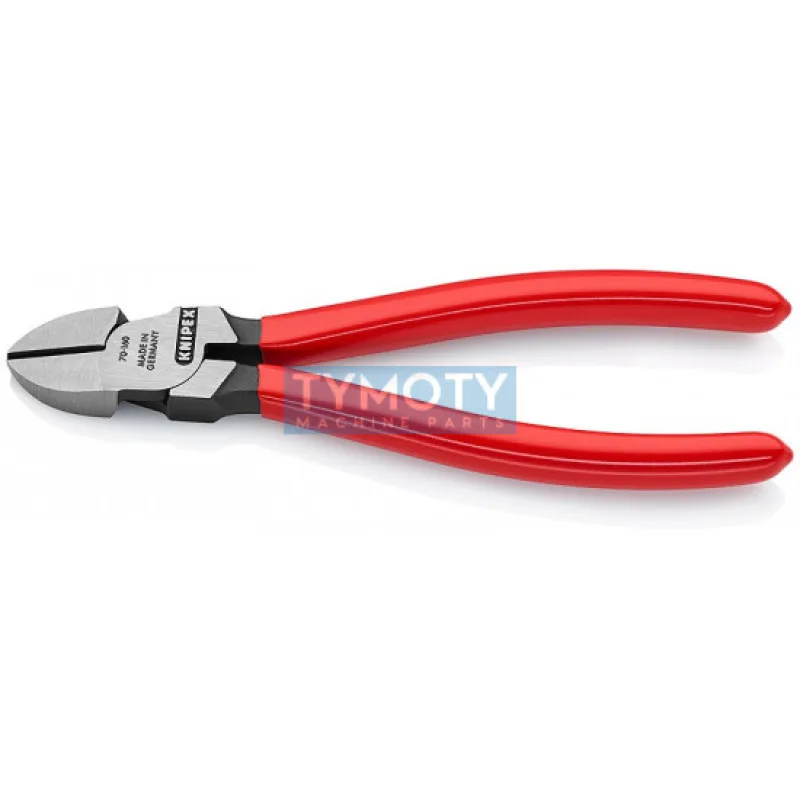 KNIPEX 70 01 160 Bočné štiepacie kliešte, plastové návleky, fosfátované na čierno 160 mm