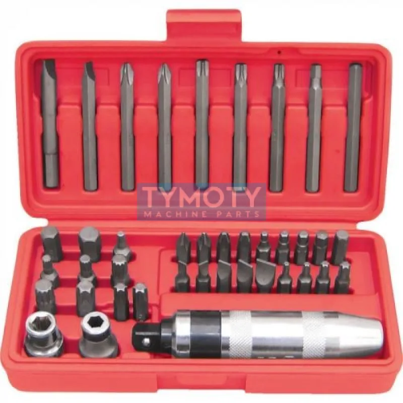 Úderový skrutkovač Kennedy KEN5737140K, 1/2" 40 dielov, v kufri