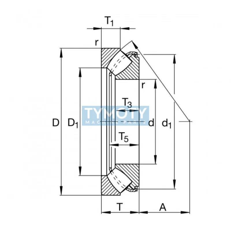 FAG 29464-E1-XL axiálne súdečkové ložisko