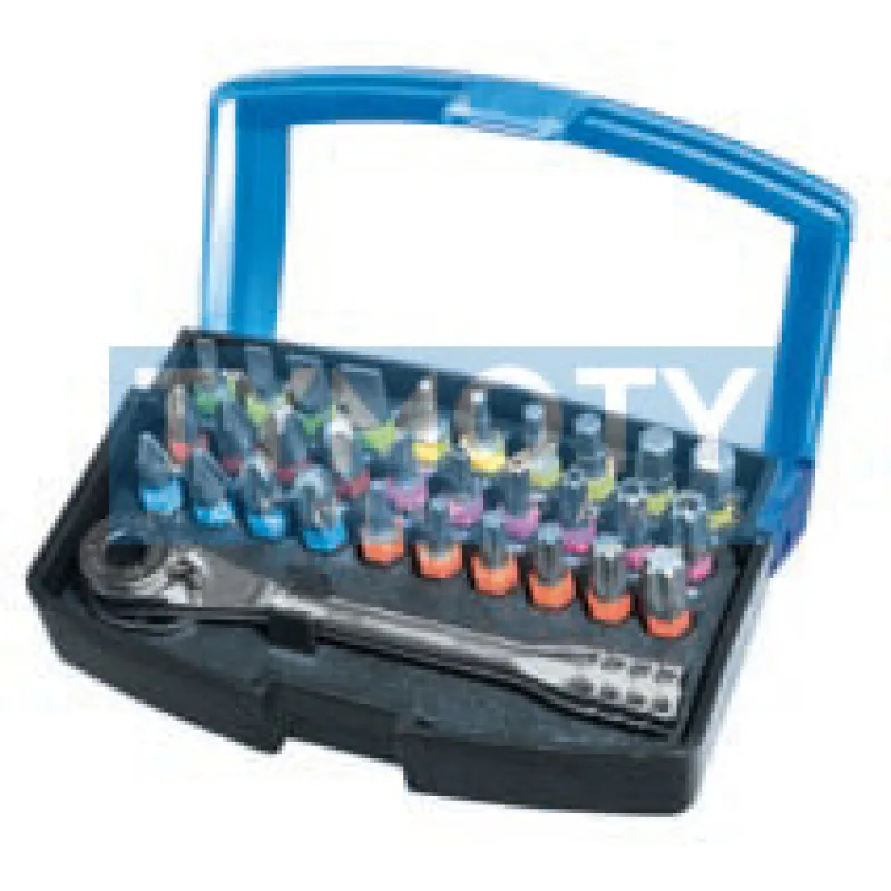 Súprava bitov s račňou, NAREX-SADA, 31-dielna /443000918/