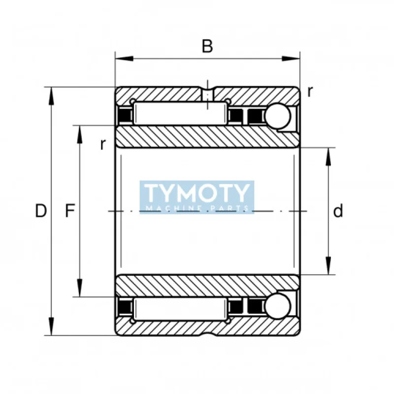 INA NKIA 5911-XL ložisko
