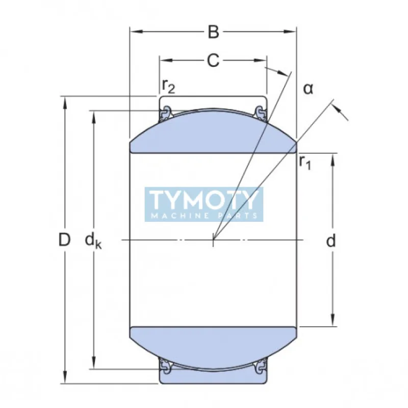 SKF GEH 30 TXG3E-2LS kĺbové ložisko