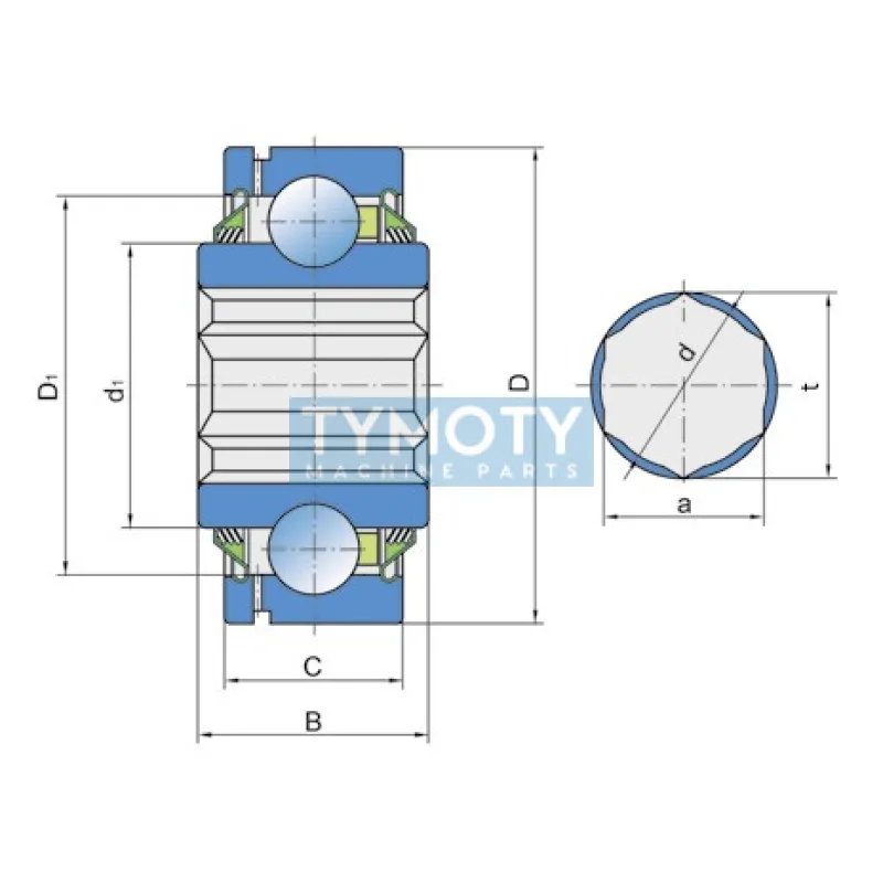 FKL G 207 KPP3 AH16 upínacie ložisko