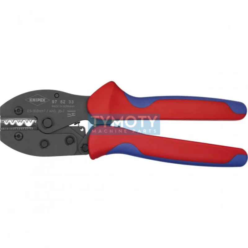 KNIPEX 97 52 33 PreciForce® Lisovacie kliešte, viaczložkové návleky, brunierované