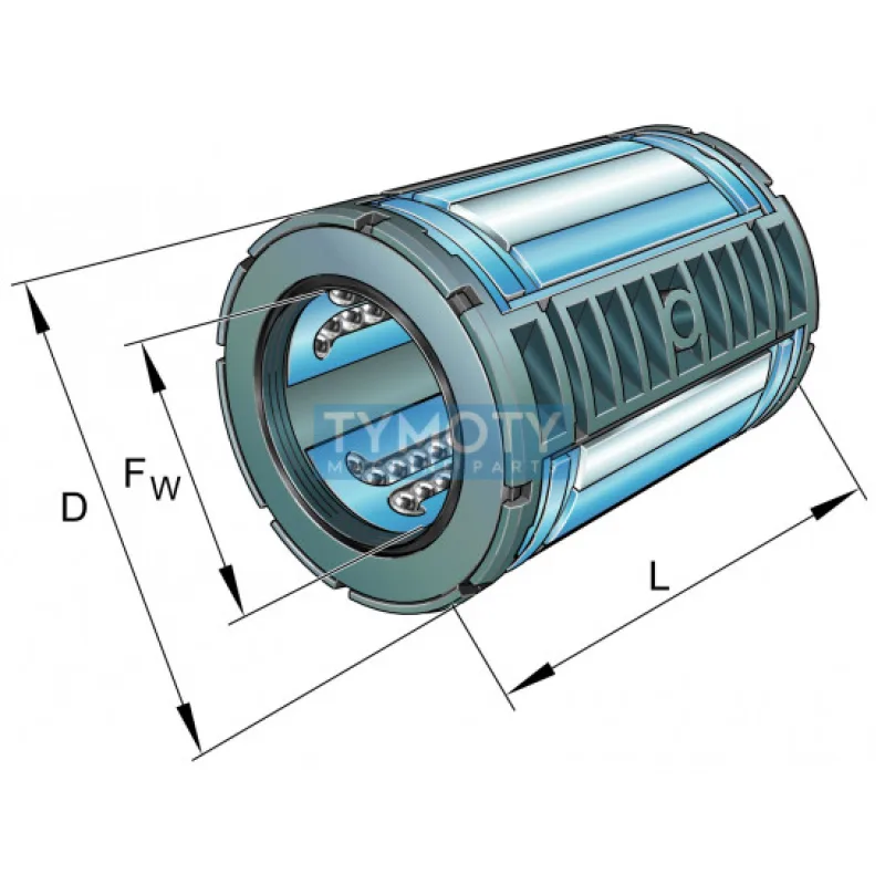 INA KS 50-PP lineárne guľkové ložisko