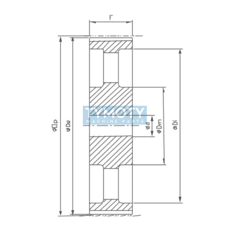 Remenica 168 14M 115 optibelt ZRS s predvŕtanou dierou