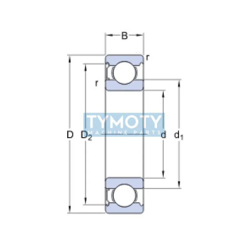 SKF 6202-ZTN9 guľkové ložisko
