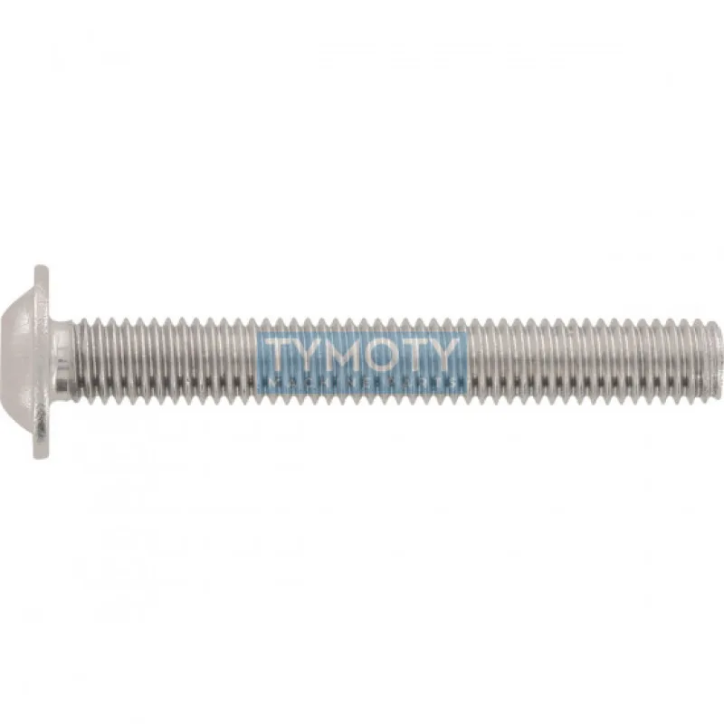 Skrutka s polguľatou hlavou s golierom inbus ISO 7380FL M4x6 oceľ 10.9 pozink