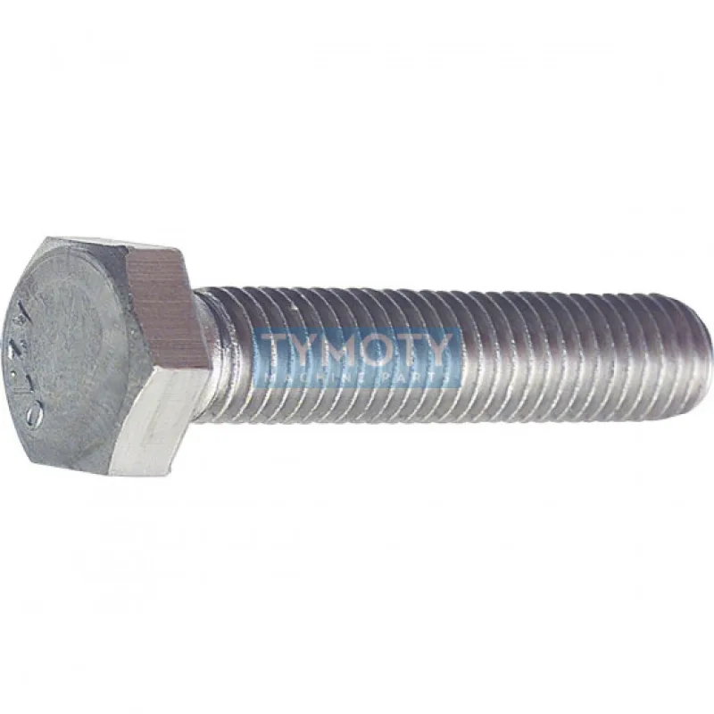Skrutka šesťhranná celý závit DIN 933 M10x12 nerez A2-70