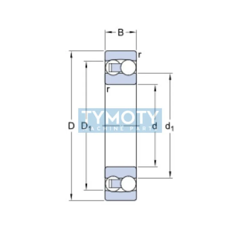 SKF 2305 M/VQ335 naklápacie guľkové ložisko
