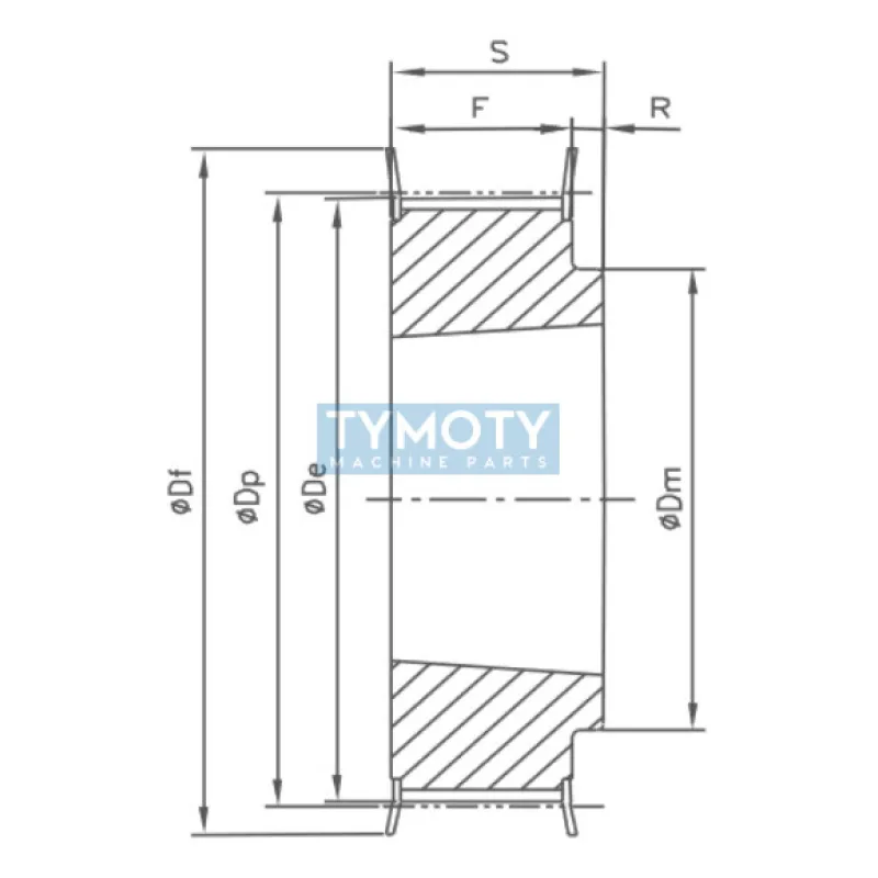 Remenica TB 44 8M 20 optibelt ZRS na Taper Lock