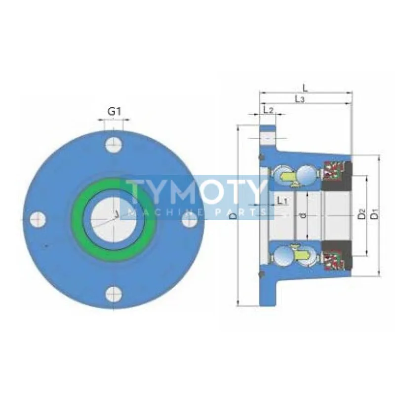 FKL AGRO IL50-98/4T-B30-J ložisko pre diskové brány