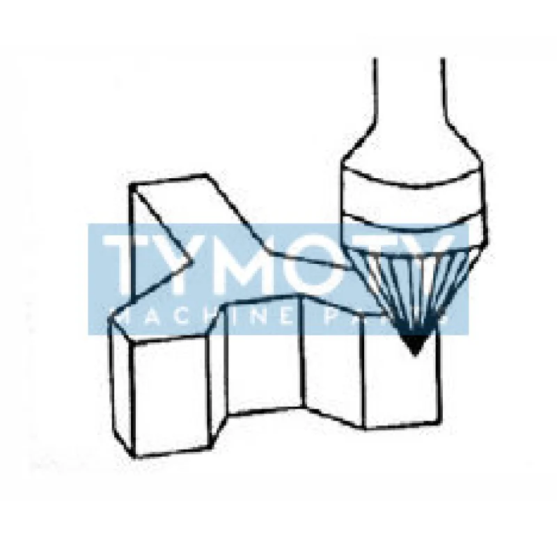 Technická fréza tvrdokovová, záhlbník 60 °, FREZA, J1210x06