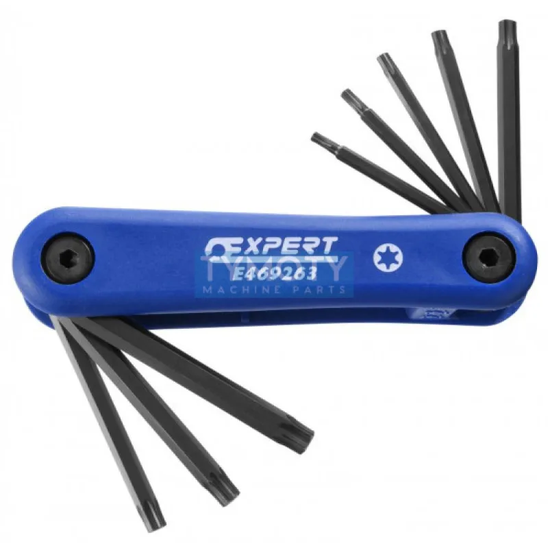 Nožová sada zástrčných TORX kľúčov, 8dielna, TONA EXPERT, E469263
