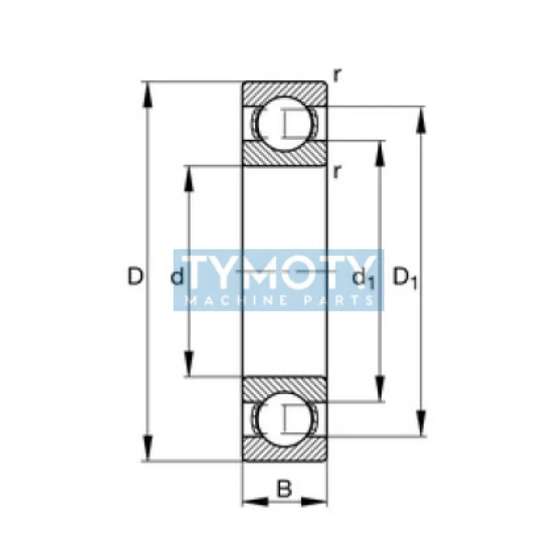 EZO S MR 95 nerezové guľkové ložisko