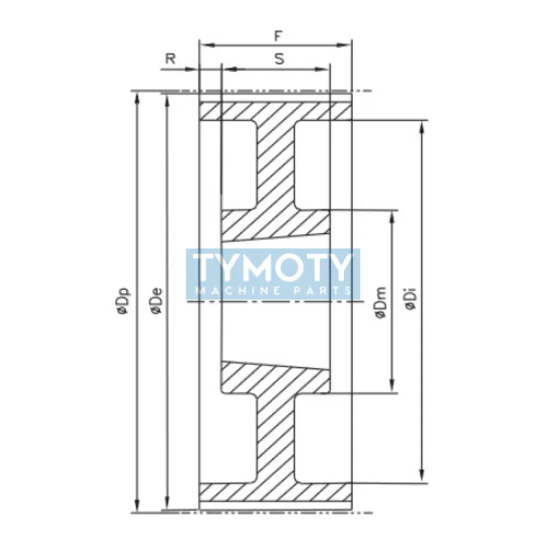 Remenica TB 90 8M 50 optibelt ZRS na Taper Lock