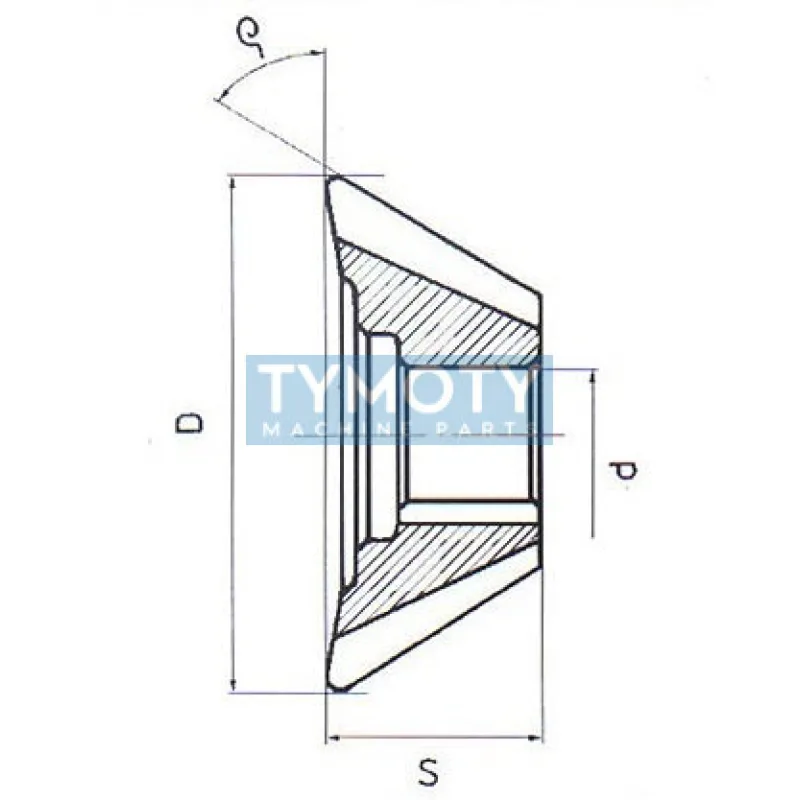 Fréza uhlová jednostranná, F853570, 65x63 mm