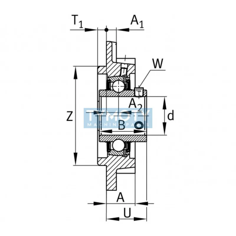 FAG UKF 205-J7 ložisková jednotka