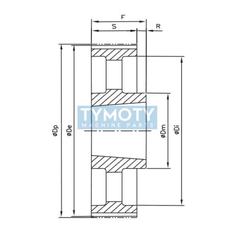 Remenica TB 90 8M 30 optibelt ZRS na Taper Lock